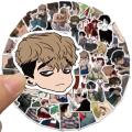 Korean Comic Killing Stalking Sticker Oh Sangwoo, Yoon Bum Manga Figure Waterproof Laptop Skateboard Decorative Stickers 50Pcs. 