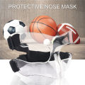 MeterMall Nose Guard For Broken Nose Face Shield Masks Adjustable & Clear Protection For Men Women Soccer Basketball Sports Protect. 