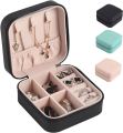 Mini Jewelry Travel Case,Small Travel Jewelry Organizer, Portable Jewelry Box Travel Mini Storage Organizer Portable Display Storage Box For Rings Earrings Necklaces Gifts. 