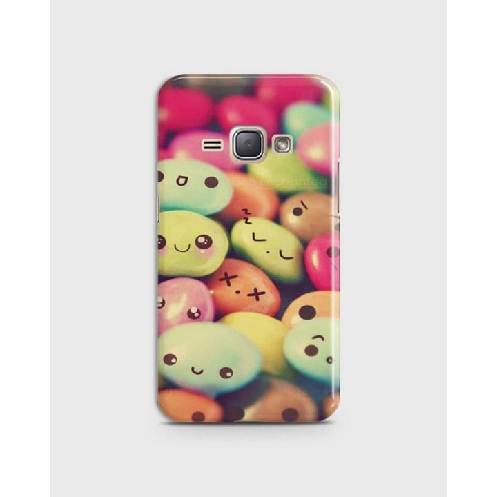 Samsung Galaxy J1 (2016) Cover 3d Hard case Emoji Style - 1cover2260