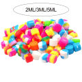 Elastic Silicone Storage Container Multi-use Silicone Storage Jars Non-stick Microwave Freezer Safe 50/20/10 Pcs Silicone Storage Containers. 