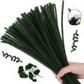 Plush Wired Sticks Fuzzy Polyester Wire Flexible Craft Supplies Assorted Colors Tinsel Diy Toys for DIY Kids Children. 