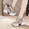 High Quality Thick-sole Warm Women's Casual Chunky Sneakers All Match Outdoor Sneakers For Women Height Increasing Shoes. 