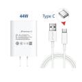 Original Vivo Fast Charger 44W US Quick Charge 2.0 Adapter US/UK Type C Cable for X70 X60 S12 S10 Pro T1 IQOO Neo 5 855 Z5X Z6 Z5. 