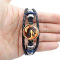 Mortal Kombat Charm Multi Layer Leather Bracelet Fighting Game Dragon Jane Empire Glass Dome Bangle Bracelet Leather Jewelry Han. 
