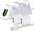 Stealth Sx-C100 X Twin Charging Dock for Xbox Series X/S - White (Xbox Series X). 