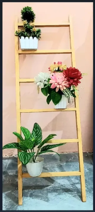 Plant%20stand%20ladder%20style%20Kail%20wood%20by%20HDE%20-%20Image%203