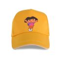 【LuckyBabyFans Store】Dora the Explorer Diago Boots Animation Men 100% Cotton Baseball cap Graphic Plus Childhood Oversized. 