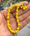 Hand-Made Elastic Bracelate Yellow Color Beads Tasbih 33Beads 8mm/6mm Tasbeeh/Bracelate, Crysta Beads Tasbih.. 