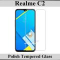 Realme C2 Tempered Glass Screen Protector - Clear Front Glass. 