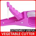 AABA MALL Kitchen Cutter Vegetable Fruit Cutter Slicer Multi Purpose Sharp Cuter Kitchen Gadget Tool for Banana Carrot Gobhi Cauliflower Cucumber Tomatoes Green Chili Almonds Cutting - Multi Purpose Easy. 