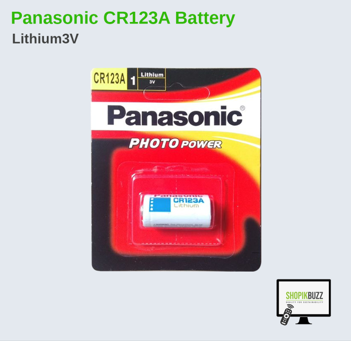 CR123A Battery 3V Lithium Cell  for Manufacturing Test Equipment  Digital Cameras Earth Ground Detectors Clocks Defibrillators| SMZ Store