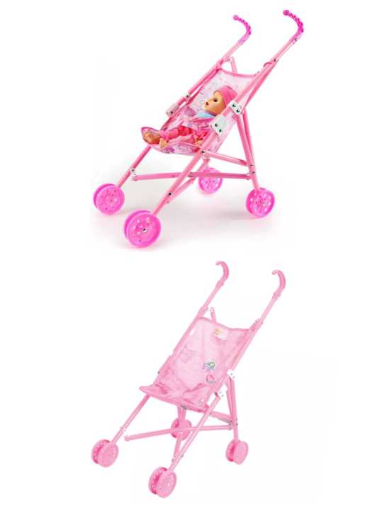 Doll%20Stroller/%20Pram%20Kids%20Girl's%20Toy%20(Only%20stroller)%20-Premium%20Quality%20Doll%20Carrier/%20Walker%20For%20Kids%20-%20Foldable%20-%20Image%205