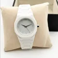 Aura Watch Arabic Original for Men - Luxury Black Watch with Marble Dial - Premium Quality Adjustable Strap Watches - Aura Watch for Boys Kids - The Art of Persuasion Style Fashion Watch - New Aura Watch White and Green - Elegant Men’s Aura Watch with Box. 