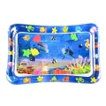 Baby Inflatable Water Mat, Kids Activity Toy – Sensory Tummy Time Play Mat with Floating Sea Creatures, Leak-Proof, Portable & Safe for Infants, Toddler etc. 