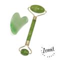 Original Jade Roller and Gua Sha Natural Stone Set Facial Beauty Tool Roller Stone for Anti Aging Massager for Face, Eyes and Neck Muscle Relaxing and Relieve Fine Lines and Wrinkles Face Lift Skin Care Beauty Tools.. 