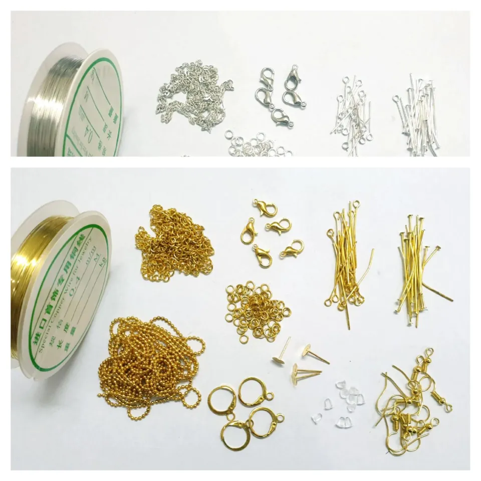 Jewelry Findings Silk Thread Earrings Making Kit Set Of 11 Jewelry