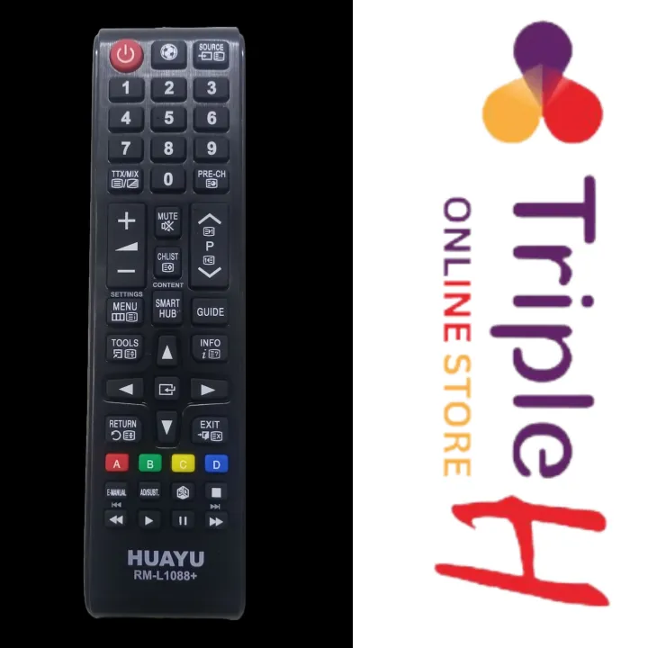 Samsung%20LCD%20Remote%20Control%20Original%20Huayu%20RM-L1088+%20For%20LCD/LED%20TVs%20Samsung%20Universal%20Remote%20Control%20With%203D%20Function%20Directly%20USE%20Without%20Setup%20%7C%20Triple%20H%20-%20Image%209