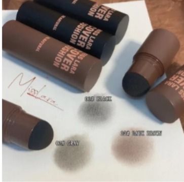 MISS LARA Professional Eyebrows And Hairline Shaping Cover Cushion- Cream Powder Stamp