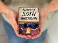 Personalised 8x8 cm Wooden Photo Rubik's Cube - Perfect for Birthday, Anniversary, Wedding, Home Décor, Baby Shower Gift, Father's Day, Mother's Day - Custom Memory Keepsake Frame Block. 