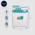 Boss 8.5KG Washing Machine KE-9500 BS Green Washer and Spinner with  5 Years Brand Warranty. 