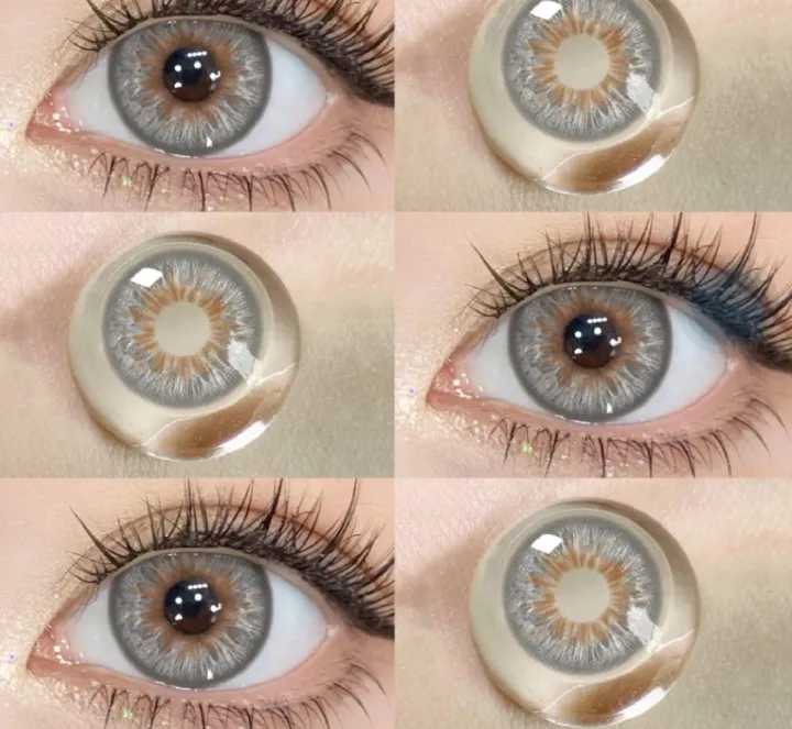 Contact lens fashion lens natrul lens shade Gray