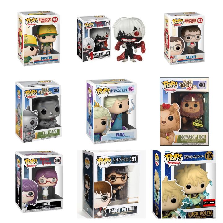 ORIGINAL FUNKO POP BOXED PACK BRAND NEW ACTION FIGURE COLLECTIBLES TOY FIGURINE NEW BOX ANIME MOVIES