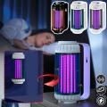 Powerful Uv Bug Zapper, Light-emitting Mosquito Killer Lamp Silent and Safe Indoor Outdoor Insect Control Lamp Killer, Electric Fly Bug, Kitchen Living Room Indoor Bedroom Yard (golden plug) Note random color will be deliver. 