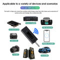 Wireless 3.5mm Lavalier Lapel Noise Reduction Microphone Omnidirectional Condenser Mic K35 For Camera AUX Speaker Megaphone. 