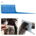 2pcs Sectioning Weaving Highlighting Foiling Hair Comb Salon Hair Combs. 