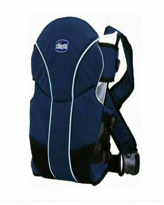 Leather Baby Carrier - Blue