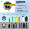2 Piece Auto Spout Lid Replacement Wide Mouth Lid with Button Lock for Hydro Flask Wide Mouth 12, 16, 18, 20, 32, 40, 64Oz,. 