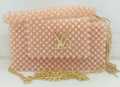 Beautiful Pearl Design Hand Bag For Ladies. 