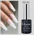 Kween Gel Nail Polish Milky Calm White Gel Nail Polish Nail Art French Nail Gel Polish UV Gel LED Soak Off Manicuring Varnish. 