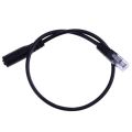 2pc 3.5mm Headset to Cisco Jack Female to Male RJ9 Plug Cable Cord. 