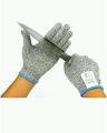 Cut Resistant Gloves Food Grade Level 5 Protection, Safety Kitchen Cuts Gloves for Oyster Shucking, Gardening Fish Garden Fillet Processing, Safe Mandolin Slicing, Meat Cutting and Wood Carving, 1 Pair. 