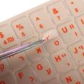 Transparent Notebook Russian Film Hebrew English Keyboard Letter Sticker Keyboard Stickers Computer Keyboard Cover Language Alphabet Sticker. 