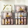 Transparent Wall-Mounted Drawer Organizer Box for Underwear & Socks – Plastic Wardrobe Separator Storage. 