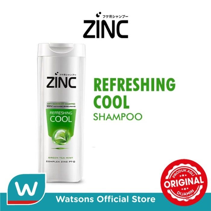 Zinc Refreshing Cool Green  Shampoo 340 ml.