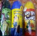 Portable Water Bottle With Straw School Drinking Bottles Durable Plastic Bottle For Kids. 