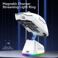 ATTACK SHARK X11 Gaming Mouse with Magnetic Charging Dock, PixArt PAW3311 Gaming Sensor, BT/2.4G Wireless/Wired Gaming Mouse, 22000 DPI, Office Mice Gamer Mice for Win11/Xbox/PS/Mac (White). 