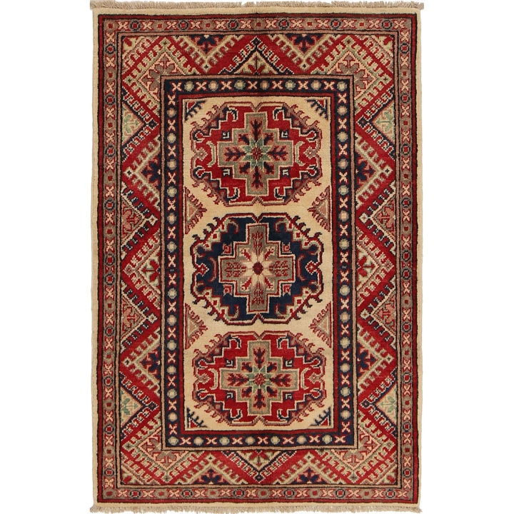 2’5x4’ft Excellent Hand Knotted Oriental Traditional Bedroom Décor Area Small Carpet Kaleen Rectangular Rug 124x78cm -G22713