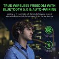 Razer Hammerhead True Wireless Bluetooth Gaming Earbuds: 60ms Low-Latency - IPX4 Water Resistant - Bluetooth 5.0 Auto Pairing - Touch Enabled - 13mm Drivers - Classic Black. 