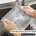 Non-Scratch Wire Dishcloth, Dishwashing Rags for Wet and Dry, Easy Rinsing, Reusable,for Kitchen Cleaning for Dishes, Sinks, Stove Tops. 