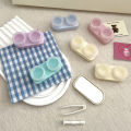 Coloured Contact Lens Case Portable Travel EyeLens Soak Case Organiser Box HEQING. 