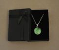 Glow in the Dark Moon Pendant Necklace. 