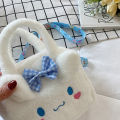 Kawaii Sanrio Plush Bag Kuromi Handbag Shoulder Bag Anime Stuffed Backpack Girls Children Gifts Lonni. 