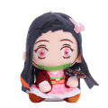 CUANFEN 18-20cm Anime Demon Slayer Plush Toys Cartoon Figure Kamado Tanjirou Tsuyuri Kanawo Douma Doll Machine Children's Birthday Gifts. 