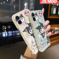 JIUMOO For iPhone 11 11 Pro 11 Pro Max Case Cartoon Cute Kuromi Pattern Soft Luxury Plating Phone Cases Edge Pattern Design Shockproof Shell Full Cover Camera Protection Casing. 