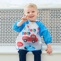 New High Quality Long Sleeve Waterproof Baby Bibs, Full Protection Feeding Smock for Toddlers, Soft Art and Eating Apron, Dribble Bandana Scarf, Durable Baby Clothing for Boys and Girls, Perfect for Mealtime and Creative Activities. 